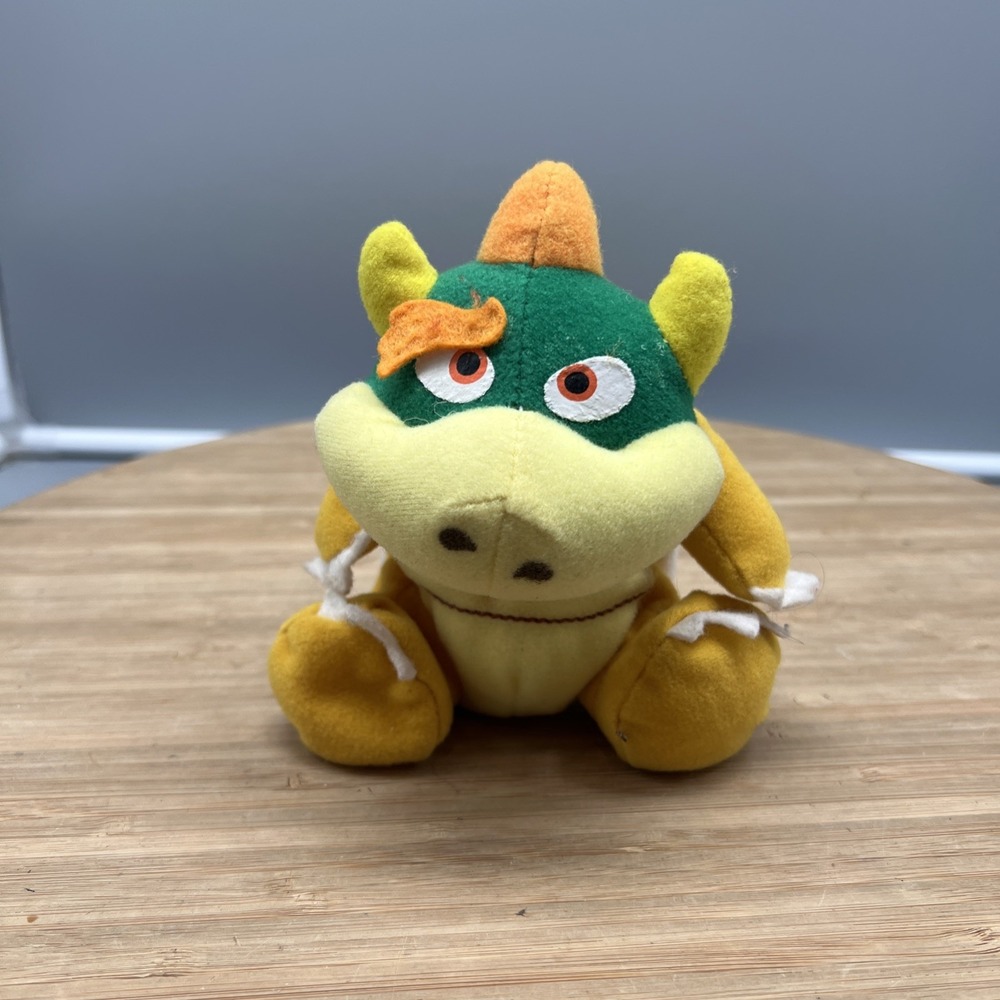 Vintage 1997 BD&A Nintendo 64 Bowser 6" Beanie Mario Nintendo Plush BD&A RARE
